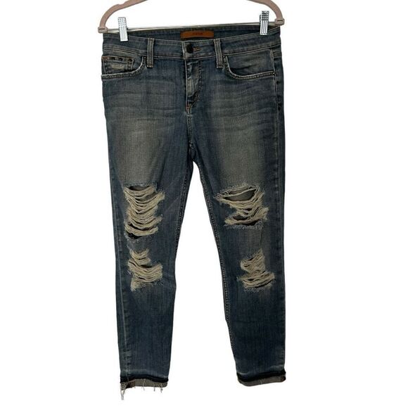 Joe's The Markie Crop Collector's Edition Women's Size 29 Distressed Light Wash - Picture 1 of 16